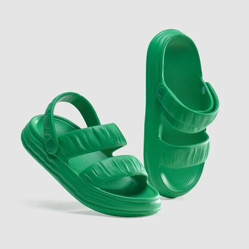 Sandálias Versáteis de Verão - Antiderrapantes para Uso Interno e Externo