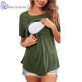 Camisa para amamentação Moda feminina Wiio