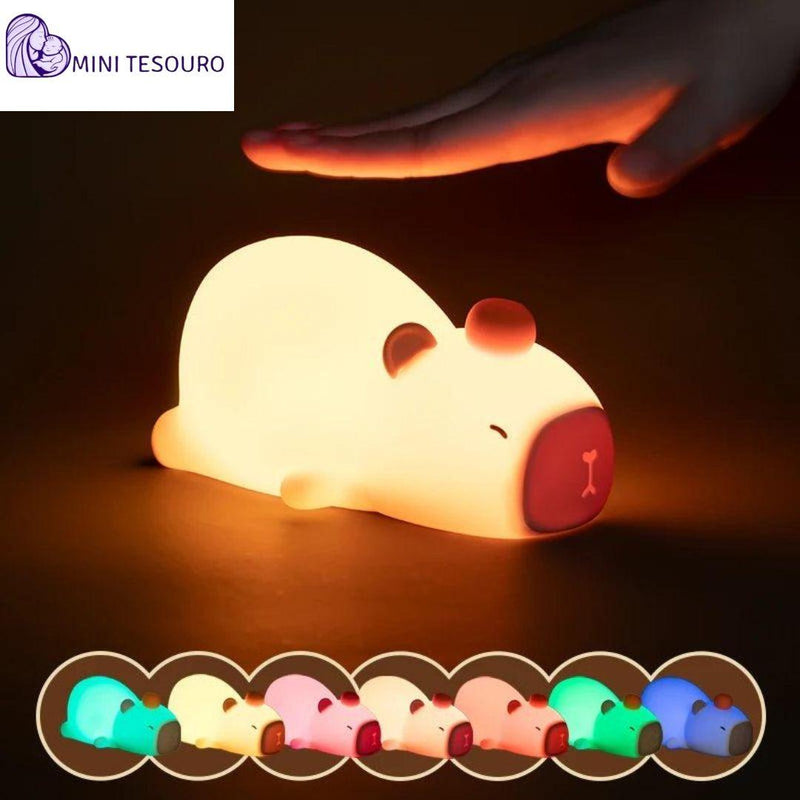 Luminária Noturna LED Capivara de Silicone 7d8a6a-f6.myshopify.com