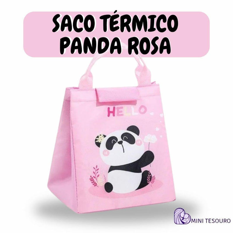 Saco térmico portátil para crianças Cartoon isolado Cooler Bento Pouch Mini tesouro