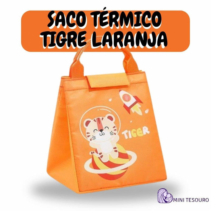 Saco térmico portátil para crianças Cartoon isolado Cooler Bento Pouch Mini tesouro