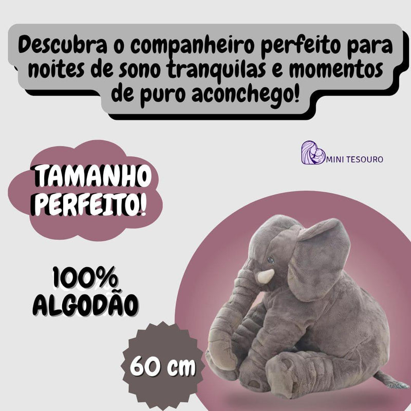 Elefante de pelúcia - Brinquedo Aconchegante e Qualidade de Sono 7d8a6a-f6.myshopify.com