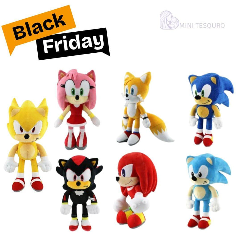 Coleção de Pelúcias Sonic: Amy, Knuckles, Tails - Bonito e Macio Presente de Aniversário para Crianças 7d8a6a-f6.myshopify.com