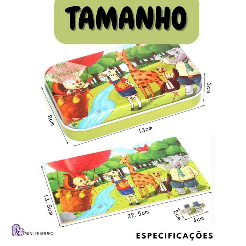 Quebra-cabeças Infantis, Jogos Montessori, Animais De Desenho Animado, Veículos, Dinossauros, Brinquedos Educativos Infantis, 60 Peças 7d8a6a-f6.myshopify.com