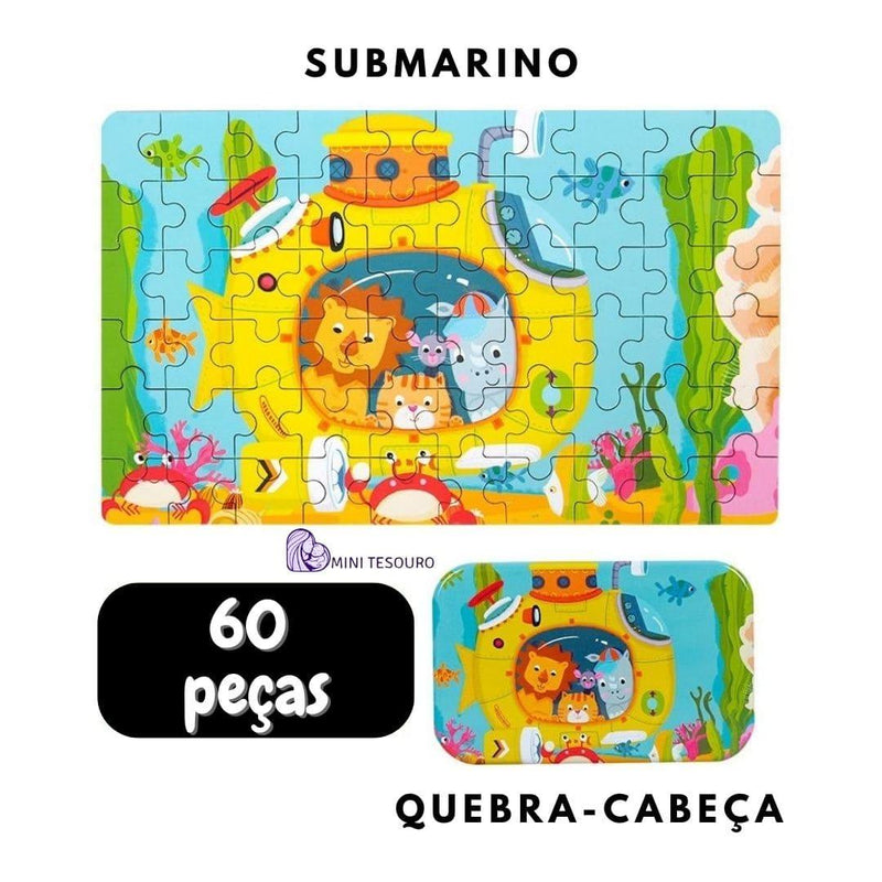 Quebra-cabeças Infantis, Jogos Montessori, Animais De Desenho Animado, Veículos, Dinossauros, Brinquedos Educativos Infantis, 60 Peças 7d8a6a-f6.myshopify.com