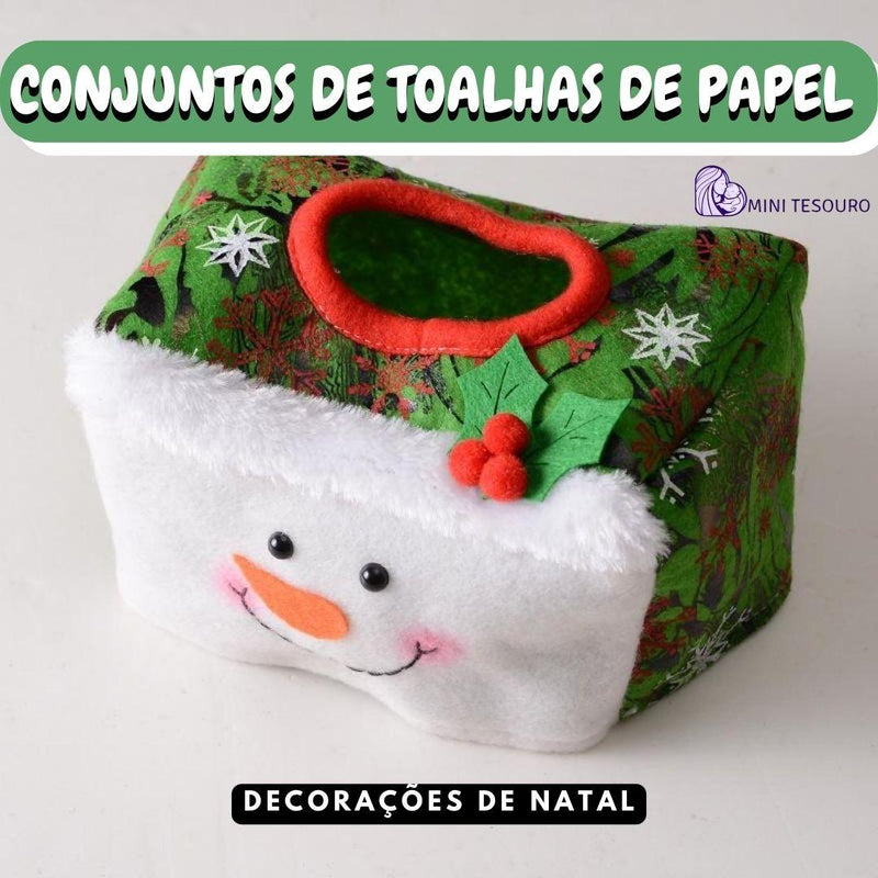 Decorações de Natal Conjuntos de toalhas de papel | Decorações de mesa de Natal ambiente 7d8a6a-f6.myshopify.com