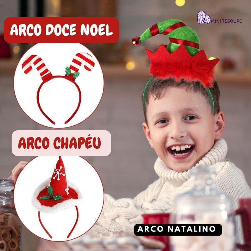 Acessórios de cabelo de Papai Noel para meninas divertidas, faixas de Natal, cocares de chifre, suprimentos decorativos 7d8a6a-f6.myshopify.com