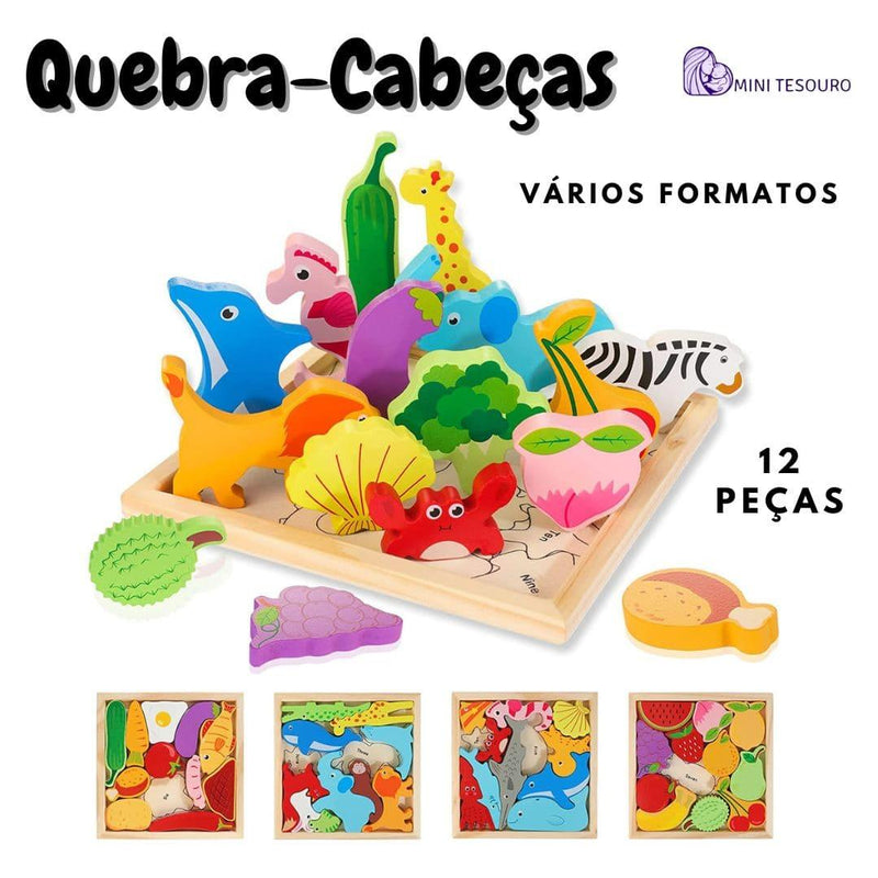 Quebra-cabeça Montessori | Brinquedos educativos | Tabuleiro de jogo infantil 7d8a6a-f6.myshopify.com