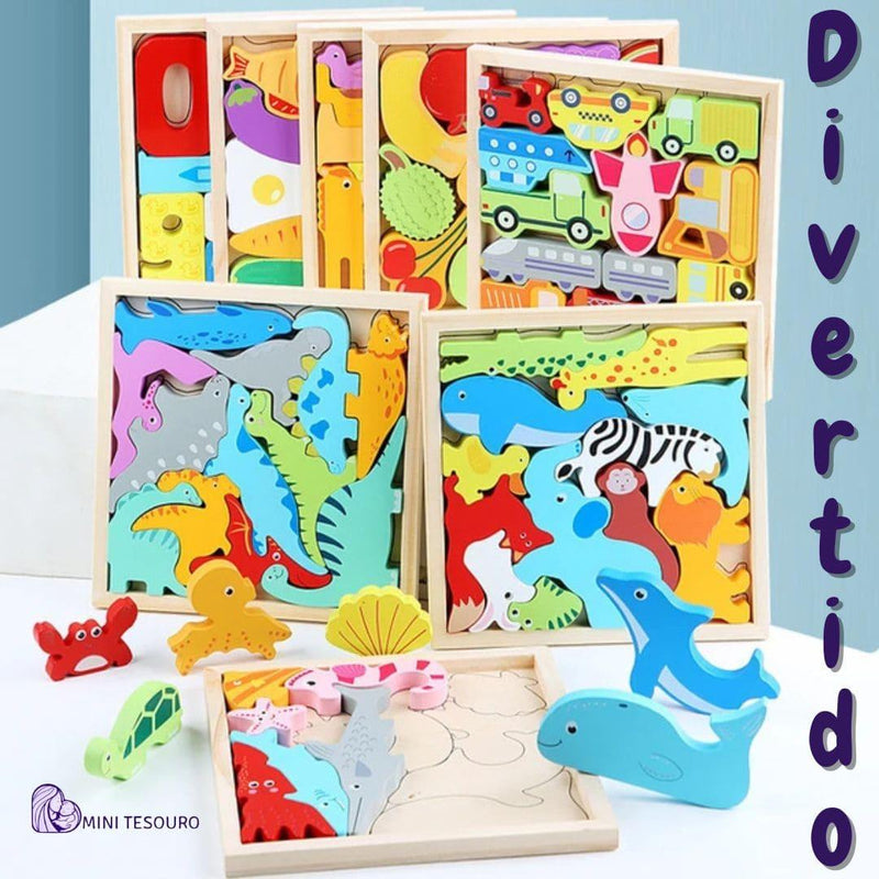 Quebra-cabeça Montessori | Brinquedos educativos | Tabuleiro de jogo infantil 7d8a6a-f6.myshopify.com