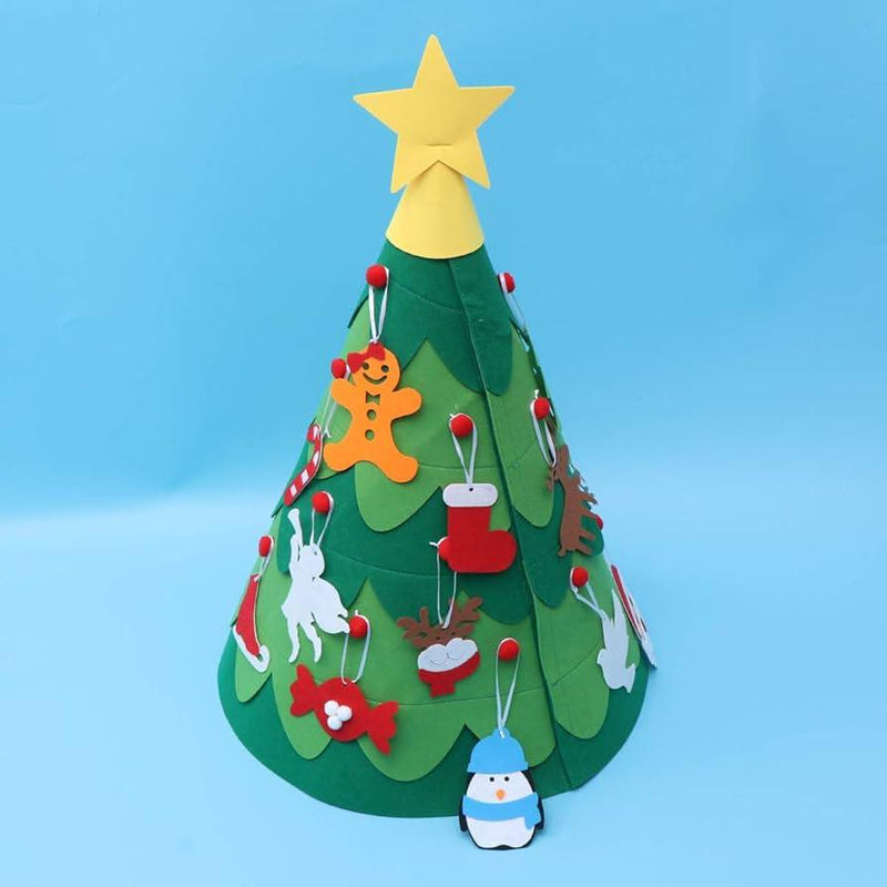 Árvore de Natal de feltro Decoração Natalina | Brinquedo Natal Decorativo 7d8a6a-f6.myshopify.com