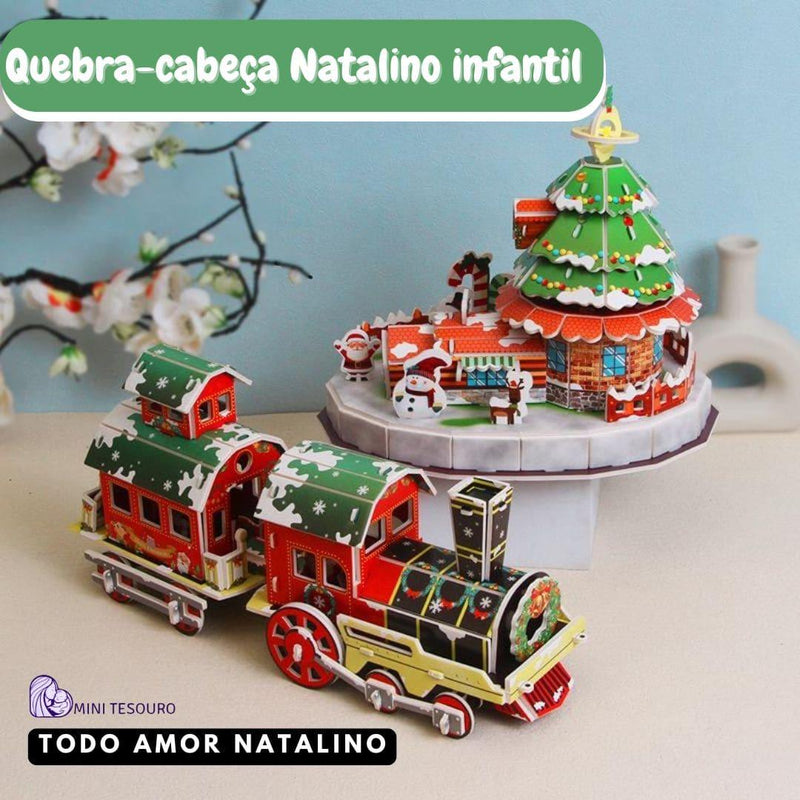 Quebra-cabeças Natalino brinquedo sensorial de montar infantil 7d8a6a-f6.myshopify.com